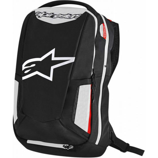 Alpinestars τσάντα πλάτης Backpack 25 lt City Hunter 6107717-123 μαύρο-κόκκινο-λευκό