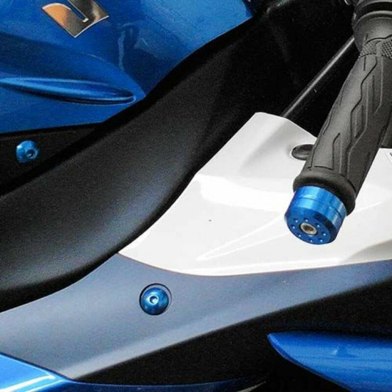 Αντίβαρα τιμονιού Pro Bolt για Suzuki - Ducati Μπλε # BARENDSU60B 