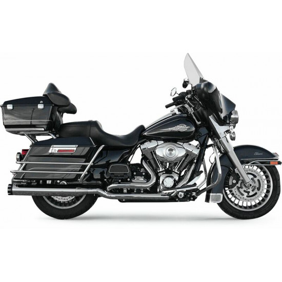 Bassani λαιμοί εξάτμισης σε 2 Cross-Under True Dual 11415A για Harley Davidson FLHTK 1690 ABS 11-16 / Harley Davidson FLHX 1690 11-16 χρώμιο