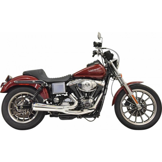 Bassani ολόσωμη εξάτμιση 2σε1 1D5C για Harley Davidson FXDS-CON 1340 94-00 / Harley Davidson FXD 1450 99-03 χρώμιο