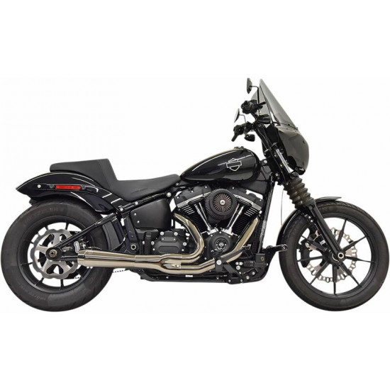 Bassani ολόσωμη εξάτμιση 2σε1 Road Rage Billet 1S72M για Harley Davidson FLSL 1750 ABS 18-21