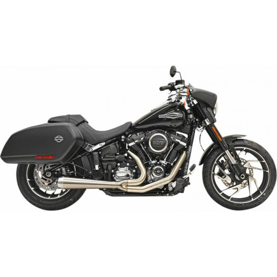 Bassani ολόσωμη εξάτμιση 2σε1 Road Rage Megaphone 1S81SS για Harley Davidson FLSB 1750 ABS 18-23