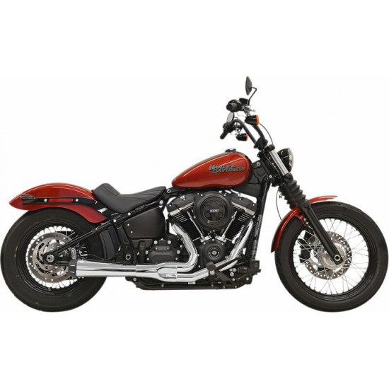 Bassani ολόσωμη εξάτμιση Road Rage Megaphone Short Straight-Cut 1S72R για Harley Davidson FLSL 1750 ABS 18-21