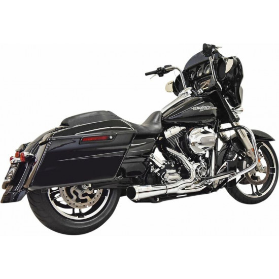Bassani ολόσωμη εξάτμιση Road Rage Megaphone Short Straight Reverse Cone 1F52R για Harley Davidson FLHRCI 1450 EFI 99-06