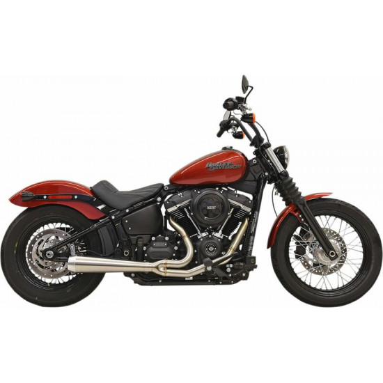 Bassani ολόσωμη εξάτμιση 2σε1 Road Rage Straight 1S72SS για Harley Davidson FLSL 1750 ABS 18-21 άβαφο