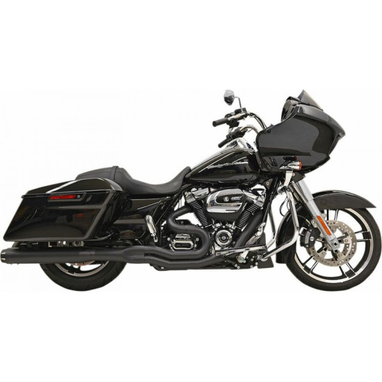 Bassani ολόσωμη εξάτμιση Road Rage Straight Can 1F58RB για Harley Davidson FLHTK 1868 ABS 19-23 μαύρο