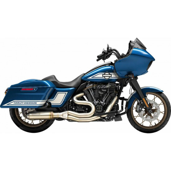 Bassani ολόσωμη εξάτμιση Super Bike Straight Can 1F98SS για Harley Davidson FLHTK 1868 ABS 19-23