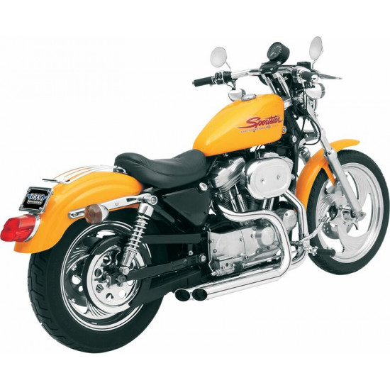 Bassani ολόσωμη εξάτμιση Prostreet Round Straight Slash-Cut XL-325F για Harley Davidson XLH 883 86-03 / Harley Davidson XLH 1200 88-99