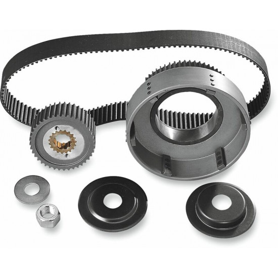 Belt Drives kit ιμάντα κίνησης Aluminum πλάτος:38,1mm (1-1/2)in 132 δόντια πάχος:8mm 61-41SE-1 για Harley Davidson FLH 1200 70-78 