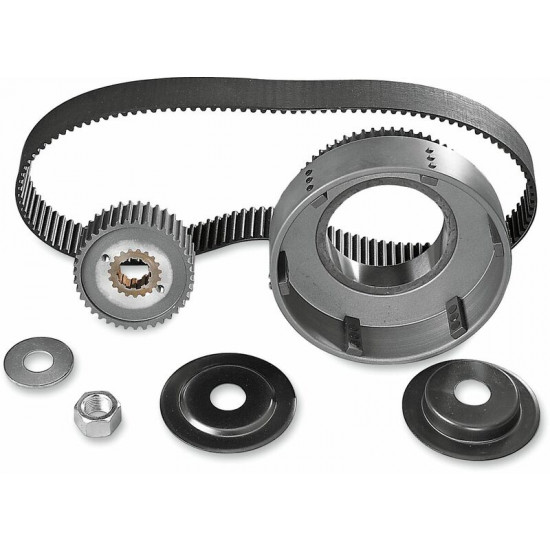 Belt Drives kit ιμάντα κίνησης Aluminum πλάτος:38,1mm (1-1/2)in 132 δόντια πάχος:8mm 62-39SK-2 για Harley Davidson FL 1200 55-64 