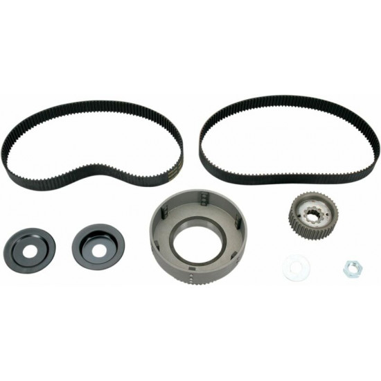 Belt Drives kit ιμάντα κίνησης Aluminum πλάτος:38,1mm (1-1/2)in 132 δόντια πάχος:8mm 62-40SK-3 για Harley Davidson FLH 1200 70-78 