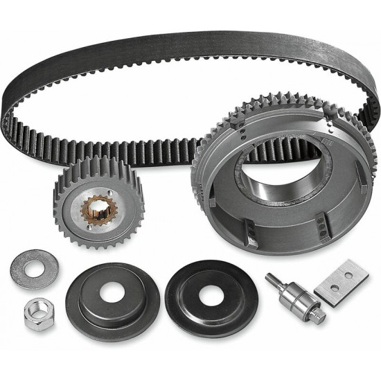 Belt Drives kit ιμάντα κίνησης Aluminum πλάτος:38,1mm (1-1/2)in πάχος:11mm 47-31SE-4 για Harley Davidson FLH 1200 70-80 