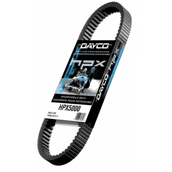 Dayco ιμάντας κίνησης Aramid Rubber πλάτος:34,9mm (1-3/8)in μήκος:1178,7mm HPX (High Performance Extreme) Ribbed HPX5020 για POLARIS RMK 700 02-10 