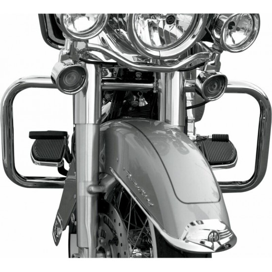 Drag Specialties προστατευτικό κινητήρα εμπρός 05060500 για Harley Davidson FLHXS 1868 ABS 19-23 / Harley Davidson FLHXSE 1923 ABS 18-22 ασημί
