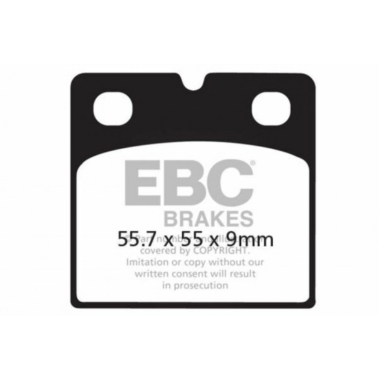 EBC ημιμεταλλικά τακάκια FA018V για BMW K 1100 LT 90-98 / BMW K 1200 RS 97-05 1 σετ για 1 δαγκάνα