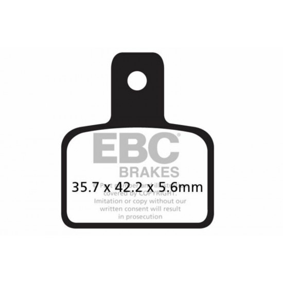 EBC οργανικά τακάκια FA495 για BETA EVO 250 09-21 / BETA EVO 250 2T 09-21 1 σετ για 1 δαγκάνα