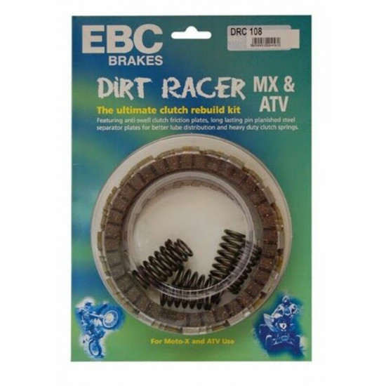 EBC σετ δίσκοι συμπλέκτη μεταλλικοί-ελατήρια-φιμπερένιοι Dirt Racer DRC196 για KTM LC4 640 E 99-06
