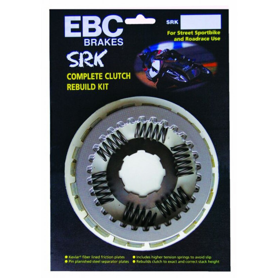 EBC σετ δίσκοι συμπλέκτη μεταλλικοί και φιμπερένιοι αραμιδίου SRK151 για BMW G 310 R ABS 16-21
