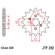 Εμπρόσθιο γρανάζι κίνησης μάρκας JT 12 δοντιών για Honda GLX 50 (91 98) - JTF252.12