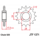 Εμπρόσθιο γρανάζι κίνησης μάρκας JT 15 δοντιών για Honda CB 600 SF Hornet - JTF1371.15