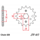 Εμπρόσθιο γρανάζι κίνησης μάρκας JT 15 δοντιών για Kawasaki KMX 200 (88 92) - JTF417.15