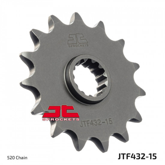 Εμπρόσθιο γρανάζι κίνησης μάρκας JT 15 δοντιών για Suzuki DRZ 400 (02 04) - JTF432.15