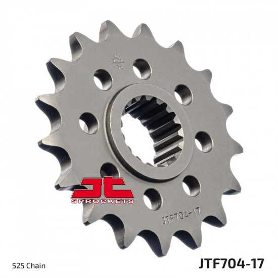 Εμπρόσθιο γρανάζι κίνησης μάρκας JT 17 δοντιών για Aprilia RSV 1000 Tuono (03 04) - JTF704.17