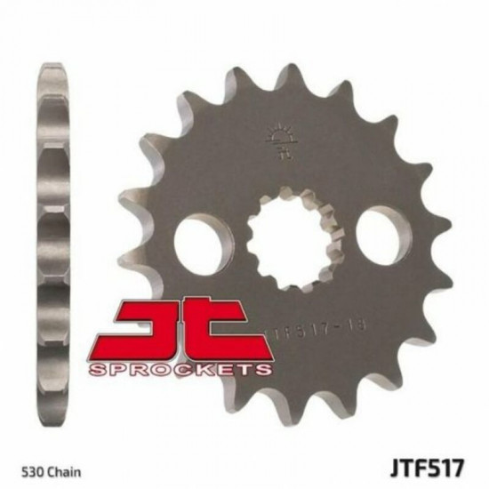 Εμπρόσθιο γρανάζι κίνησης μάρκας JT 17 δοντιών για Kawasaki ZX 12 R (01 04) - JTF517.17