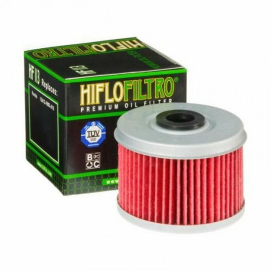 HIFLOFILTRO φίλτρο λαδιού HF113 για HONDA TRX 300 EX 93-08 / HONDA XL 125 V 01-16 / HONDA TRX 300 FW 4X4 88-01