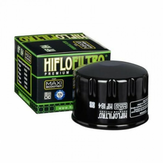 HIFLOFILTRO φίλτρο λαδιού HF184 για PEUGEOT GEOPOLIS 400 08-13 / MALAGUTI GT 500 04-11