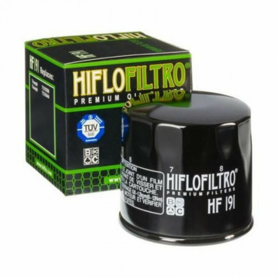 HIFLOFILTRO φίλτρο λαδιού HF191 για PEUGEOT METROPOLIS 400 ABS+TCS 17-20 / TRIUMPH DAYTONA 955 I 99-06