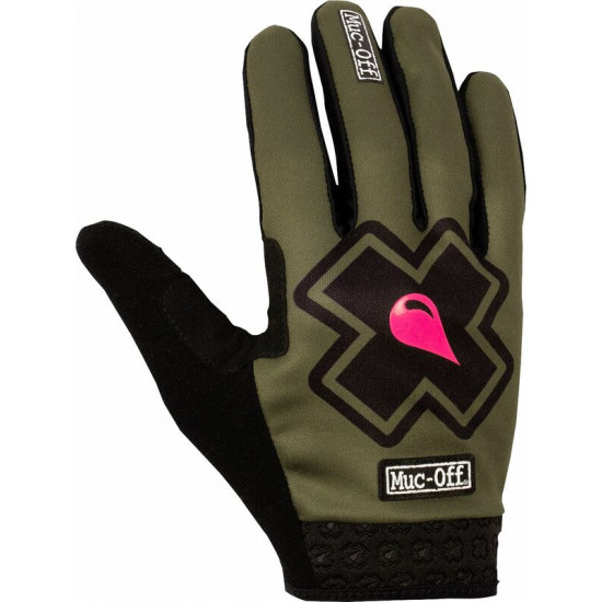 Γάντια MUC-OFF Rider Unisex πράσινο-pink