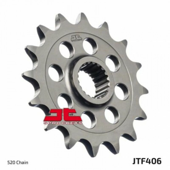 Γρανάζι κίνησης εμπρός JT 520 15 δόντια από ατσάλι - JTF406.15