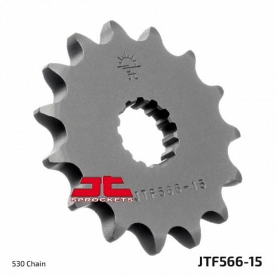 Γρανάζι κίνησης εμπρός JT 530 βήμα 15 δόντια από ατσάλι - JTF566.15