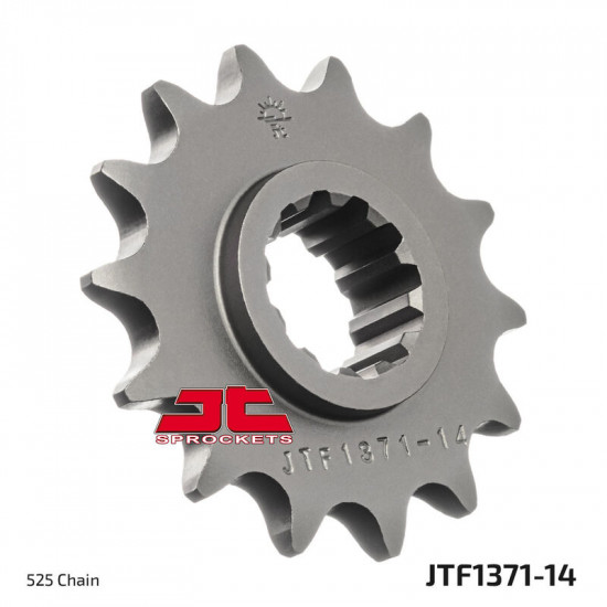 Γρανάζι μηχανής εμπρός JT 14 δοντιών για αλυσίδα βήματος 525 για Honda CB600, CBF600 και CBR600 - JTF1371.14