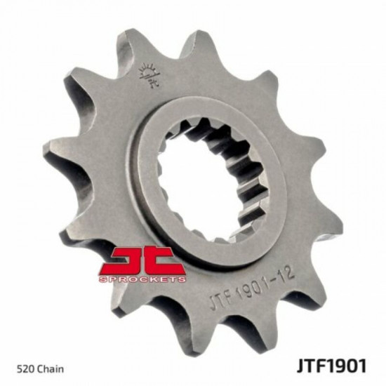 JT γρανάζι εμπρός ατσάλινο 520 12 δόντια JTF1901.12 για KTM EXC 125 93-16