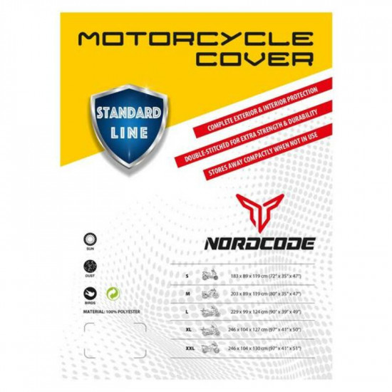 Kάλυμμα μοτό Nordcode Standard Line M 203-89-119