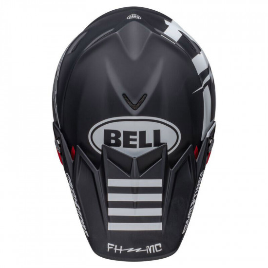 Κράνος Bell Moto-9S Flex Fasthouse Tribe matt/gloss μαύρο/άσπρο