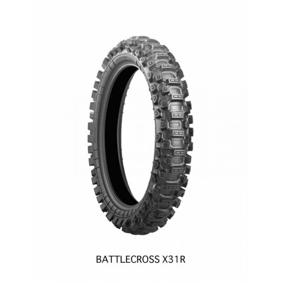 Λάστιχο μηχανής Bridgestone Battlecross X31 110/100-12 64M Tube Type Πίσω 1τεμ #28194
