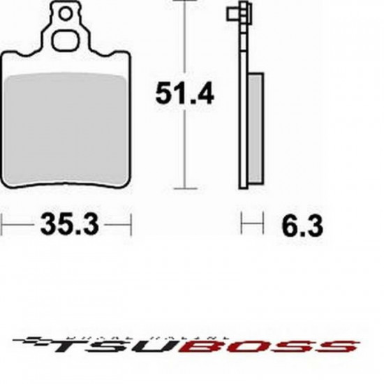 Μεταλλικά τακάκια Tsuboss BS648