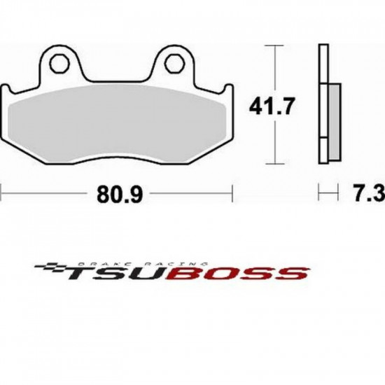 Μεταλλικά τακάκια Tsuboss BS667