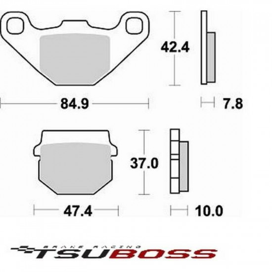 Μεταλλικά τακάκια Tsuboss BS702