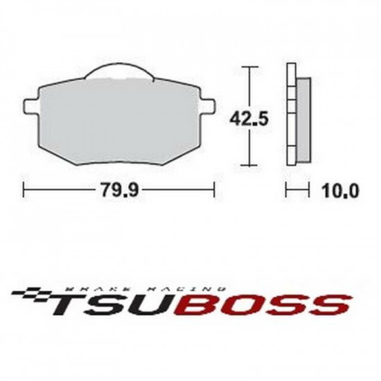 Μεταλλικά τακάκια Tsuboss BS735