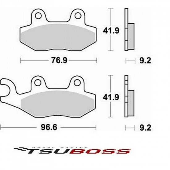 Μεταλλικά τακάκια Tsuboss BS795