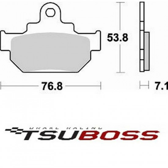Μεταλλικά τακάκια Tsuboss BS817