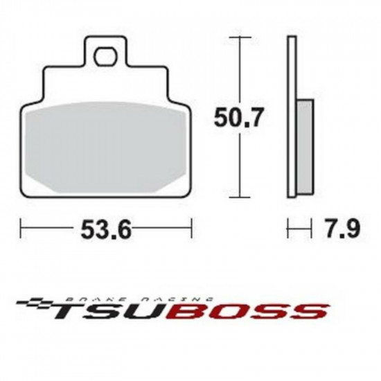 Μεταλλικά τακάκια Tsuboss BS842