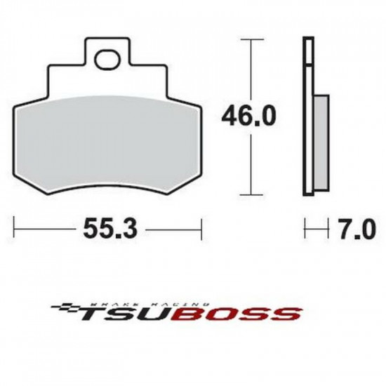 Μεταλλικά τακάκια Tsuboss BS884