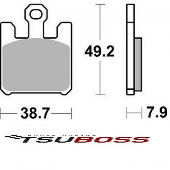 Μεταλλικά τακάκια Tsuboss BS893