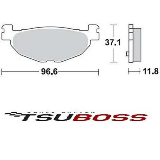 Μεταλλικά τακάκια Tsuboss BS904