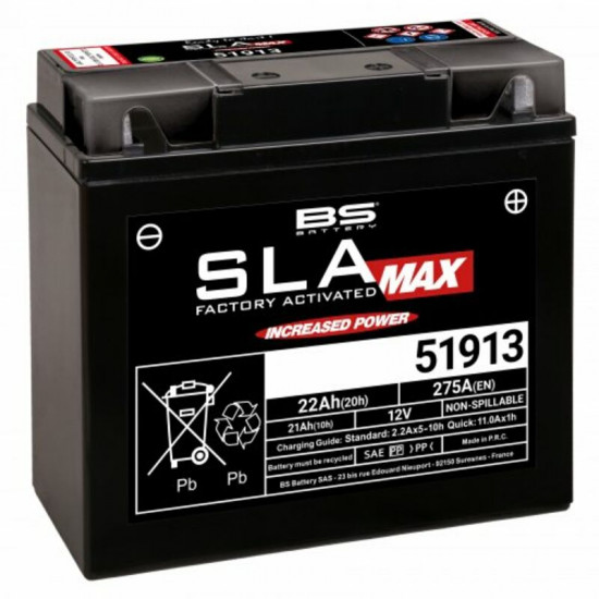 Μπαταρία BS BATTERY 51913 SLA MAX # 51913-SLA-MAX 